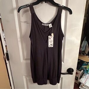 Samantha Stuart studded strap NWT top sz M